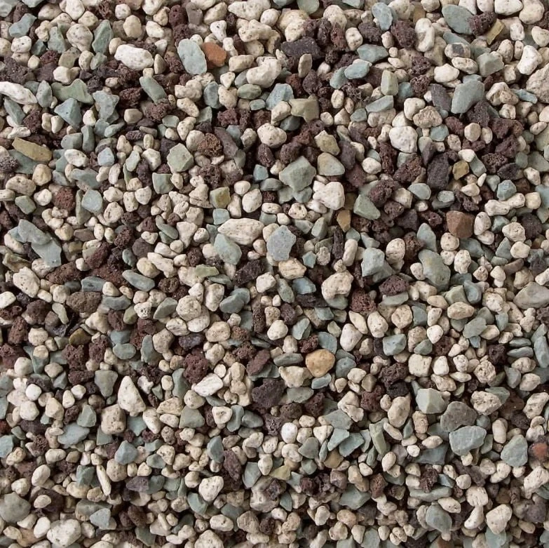 Mezcla granular de distintos componentes minerales