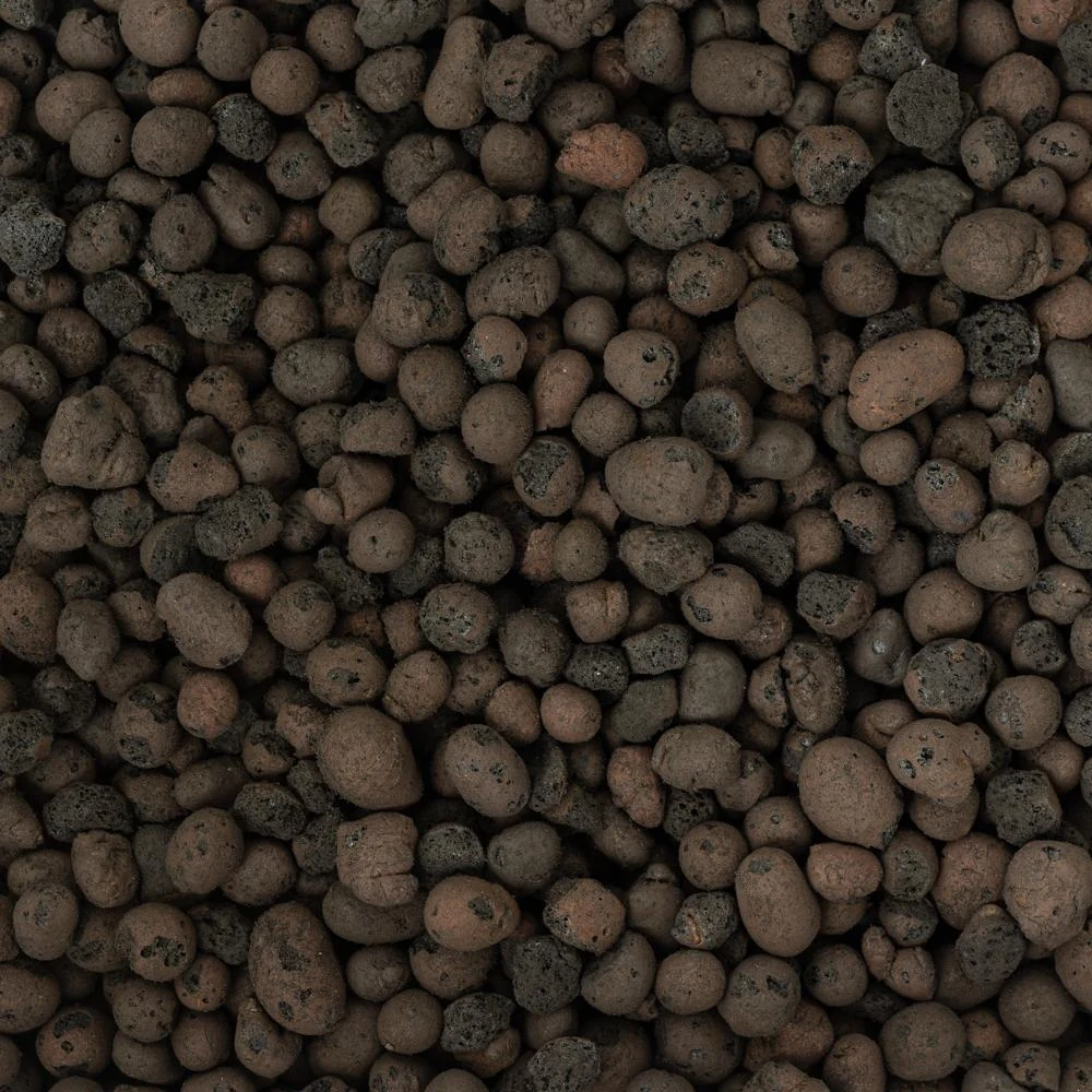 Bolas de arcilla expandida LECA utilizadas para cultivo en semihidroponía